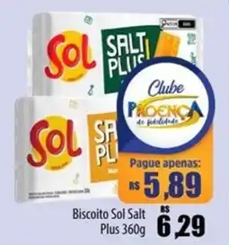 Proença Supermercados Biscoito Sol Salt Plus oferta