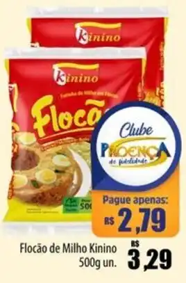 Proença Supermercados Flocão de Milho Kinino oferta