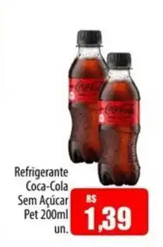 Proença Supermercados Refrigerante Coca-Cola Sem Açúcar oferta