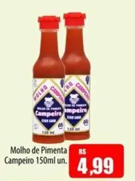 Proença Supermercados Molho de Pimenta Campeiro oferta