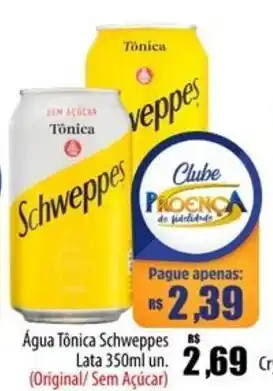 Proença Supermercados Água Tônica Schweppes oferta