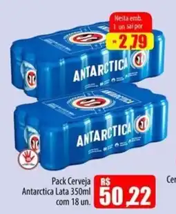 Proença Supermercados Pack Cerveja Antarctica Lata oferta