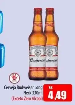 Proença Supermercados Cerveja Budweiser Long Neck oferta