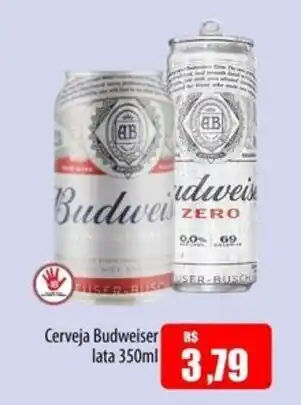 Proença Supermercados Cerveja Budweiser lata oferta