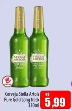 Proença Supermercados Cerveja Stella Artois Pure Gold Long Neck oferta