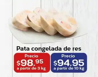 Super Aki Pata congelada de res oferta