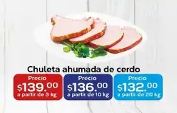 Super Aki Chuleta ahumada de cerdo oferta