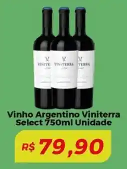 Mart Minas Vinho Argentino Viniterra Select Unidade oferta