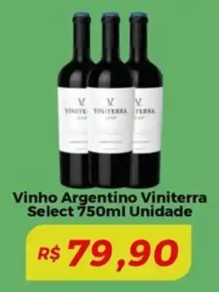 Mart Minas Vinho Argentino Viniterra Select Unidade oferta