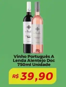 Mart Minas Vinho Português A Lenda Alentejo Doc  Unidade oferta