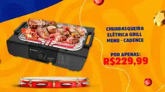 Nivalmix Churrasqueira elétrica grill menu - cadence oferta