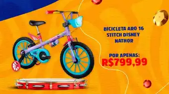 Nivalmix Bicicleta aro 16 stitch disney nathor oferta