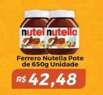 Mart Minas Ferrero Nutella Pote oferta