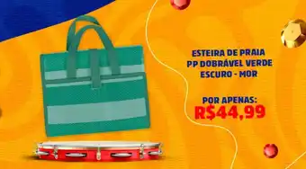 Nivalmix Esteira de praia pp dobrável verde escuro - mor oferta