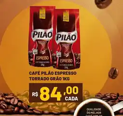 Rede Econômica de Supermercados Café pilão espresso torrado grão oferta