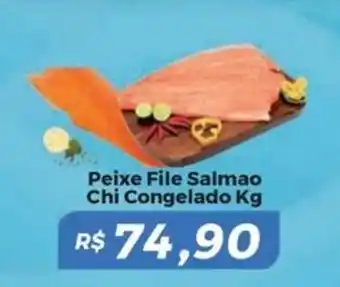 Mart Minas Peixe File Salmao Chi Congelado oferta