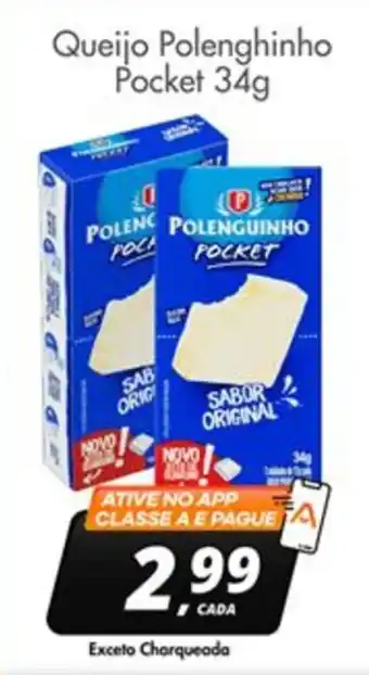 Delta Supermercados Queijo Polenghinho Pocket oferta