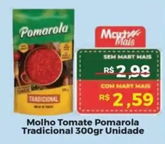 Mart Minas Molho Tomate Pomarola Tradicional  Unidade oferta