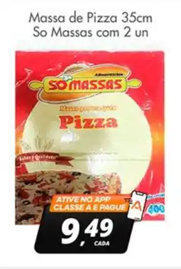 Delta Supermercados Massa de Pizza 35cm So Massas oferta