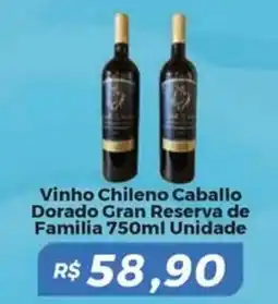 Mart Minas Vinho Chileno Caballo Dorado Gran Reserva de Familia Unidade oferta