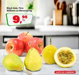 Rede Supermarket Maçã Gala, Pera Williams ou Maracujá oferta