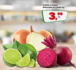 Rede Supermarket Cebola Comum, Beterraba ou Limão oferta