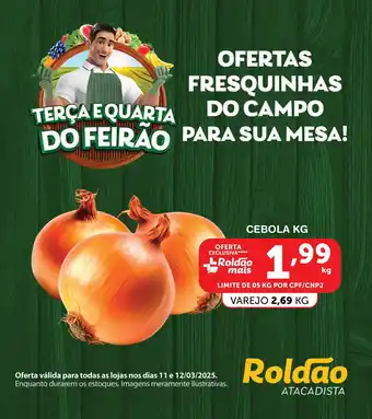 Roldão Cebola oferta