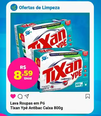 Comercial Esperança Lava Roupas em Pó Tixan Ypê Antibac Caixa oferta