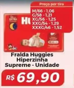 Mart Minas Fralda Huggies Hiperzinha Supreme - Unidade oferta