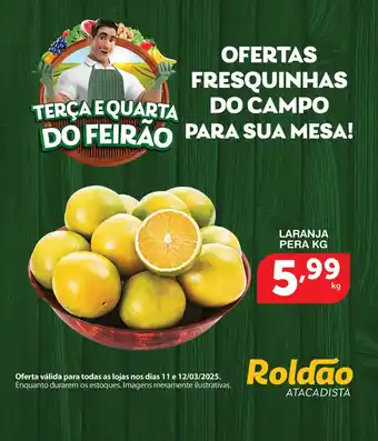 Roldão Laranja pera oferta