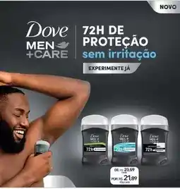 Drogal Dove - 72h de proteção sem irritação men +care oferta