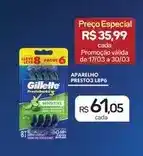 Drogal Gillette - aparelho presto3 oferta