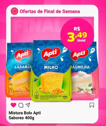 Comercial Esperança Mistura Bolo Apti Sabores oferta