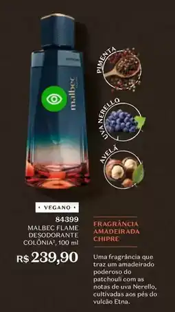 O Boticário O boticario - malbec flame desodorante chipfe oferta