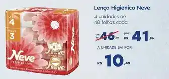 Sam's Club Neve - lenço higienico oferta