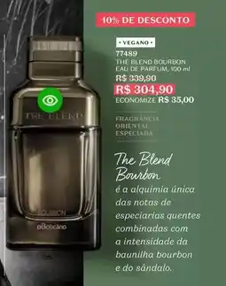 O Boticário O boticario - the blend bourbon eau de parfum oferta