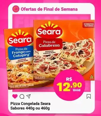 Comercial Esperança Pizza Congelada Seara Sabores oferta