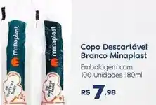 Sam's Club Minaplast - copo descartável branco oferta