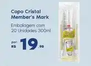 Sam's Club Member's mark - copo cristal oferta