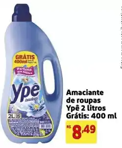 Extra Ypê - amaciante de roupas oferta