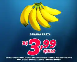 Bahamas Supermercados Banana prata oferta