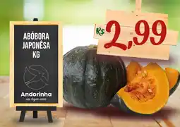 Andorinha Hipermercado Abóbora japonêsa oferta