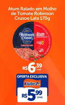 Atakarejo Atum Ralado em Molho de Tomate Robinson Crusoe Lata oferta