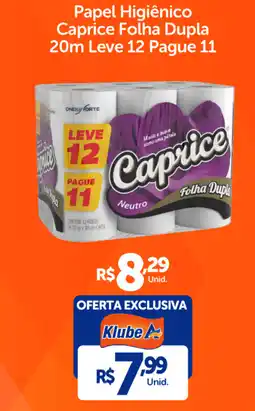 Atakarejo Papel Higiênico Caprice Folha Dupla 20m oferta