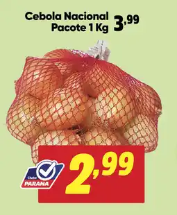 Supermercado Paraná Cebola Nacional Pacote oferta