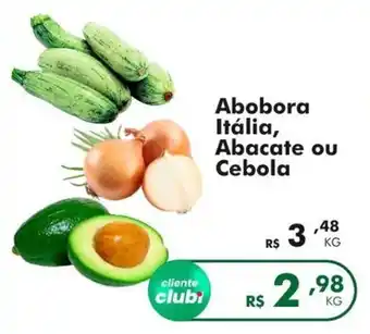 Irani Supermercados Abobora Itália, Abacate ou Cebola oferta