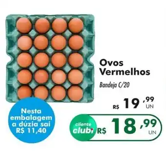 Irani Supermercados Ovos Vermelhos oferta