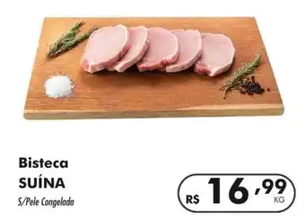 Irani Supermercados Bisteca SUÍNA S/Pele Congelada oferta