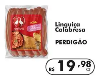 Irani Supermercados Linguiça Calabresa PERDIGÃO oferta