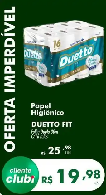 Irani Supermercados Papel Higiênico DUETTO FIT oferta